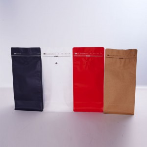 Spremne za isporuku Samostojeće vrećice za kavu s ravnim dnom i patentnim zatvaračem