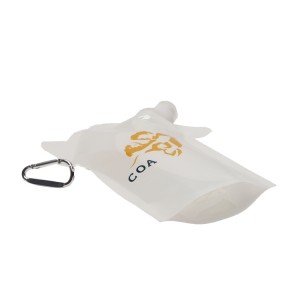 ILogo eyenzelwe wena ILogo Foldable Irregular Water Bags with Side Corner Spout