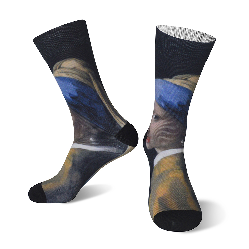 360 Printing Socks Designed collection-Oil painting series