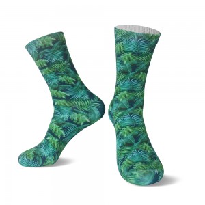 Quality Inspection for Sports Socks - 360 Printing Socks Designed collection-Flower series  UNI Print