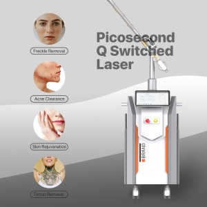 Q switched nd yag laser picosecond pico laser tattoo removal machine