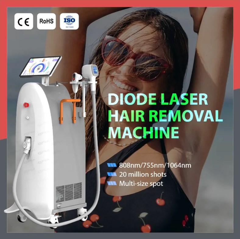 Professional 808nm Diode Laser Hair Removal Machine with Andoid OS machine
