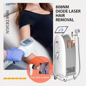 Three wavelength 808nm diode laser hair removal machine for beauty salon