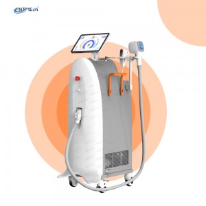 Three wavelength 808nm diode laser hair removal machine for beauty salon