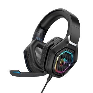 Cool RGB Breathing light Noise Cancelling Wired Gamer Gaming Headset For PS4 With Microphone