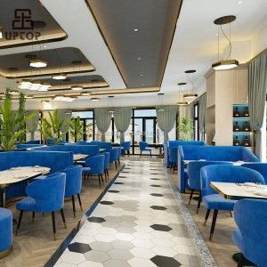 Moderne Restaurant Møbel Sæt Sofa Begge Kombination