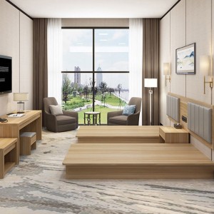 Kommertshotellide mööbel Wood Hotel Project Voodi projekti jaoks