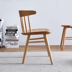 Sedia da pranzo Nordic Chair in legno massello