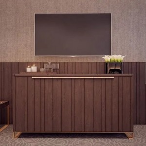 Мебель гостиничного номера пятизвездочного проекта роскошного дизайна обитая мебелью