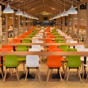 Mutengesi wholesale Fast Food Solid Wood Restaurant Furniture
