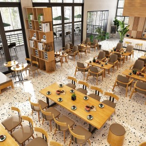 レストランブースソファの組み合わせコーヒーショップティーショップのテーブルと椅子