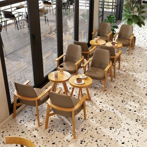 Restaurant-Sofa-Kombination, Kaffeestube, Teestube, Tisch und Stuhl