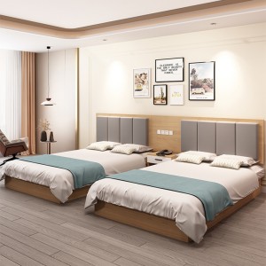 Manufacturer light luxury modern hotel apartment furniture set