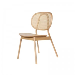 Natural Rattan Back Dining Chair