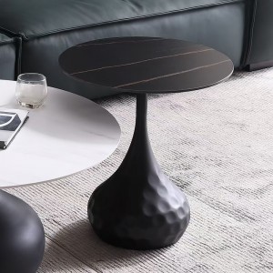 Modern Style small sintered stone top round coffee table