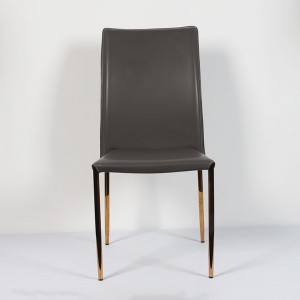 Blagovaonska stolica od tvrde kože koja se može slagati jedna na drugu