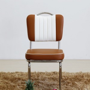 Krzesło do jadalni w stylu retro z uchwytem