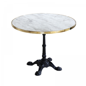 Модерен стил D80/D90 кръгла мраморна маса за 4 души
