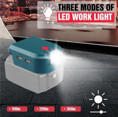 New Explosive Products in 2021 8 LED extension lights with USB interface