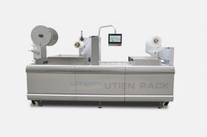 Compact thermoforming packaging machines For vacuum packs