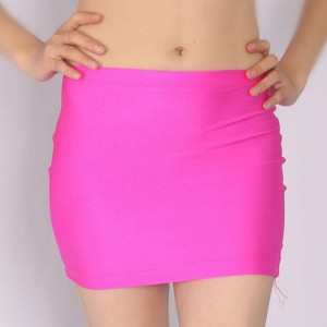 Sexy Miniskirt Pink Simple Tight Skirt