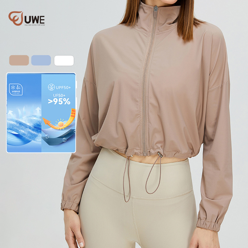 Sun-proof Clothing Outdoor Zipper Long Sleeve UPF 50 Jacket