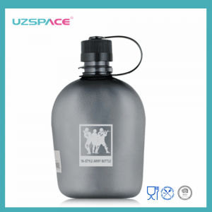 1 ലിറ്റർ UZSPACE BPA ലീക്ക് പ്രൂഫ് ട്രൈറ്റാൻ ആർമി ക്യാന്റീൻ വാട്ടർ ബോട്ടിൽ