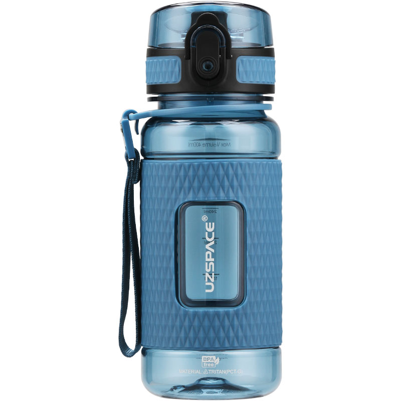400ml UZSPACE Tritan BPA Free Sport Plastic Water Bottle Fruit Infuser-10
