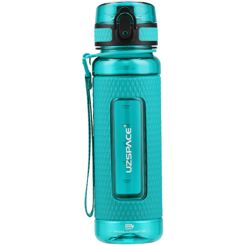 1 x 700ml Water Bottle with Coloured Flip Straw Lid - Tritan BPA free