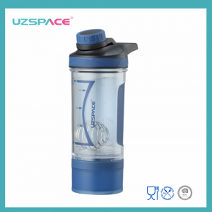 500ml UZSPACE Tritan Shaker sportowy Butelka Shaker proteinowy Niestandardowa butelka Shaker proteinowy
