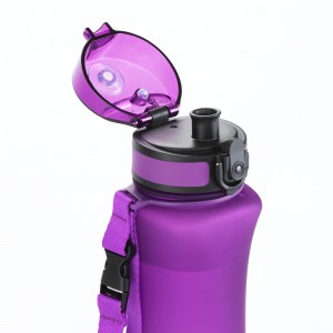 500ml UZSPACE Tritan BPA Free Oqish o'tkazmaydigan suv idishlari Plastik
