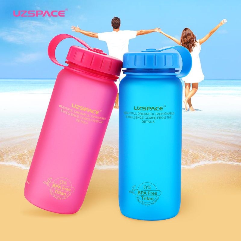 Wholesale 1500ml UZSPACE Tritan Leakproof Plastic Drinking Water Bottle Bpa  Free With Straw Manufacturer and Supplier