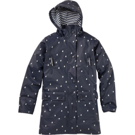 Mens Rain Jacket Custom Design Long Fashion Waterproof Raincoat White Pot M17160