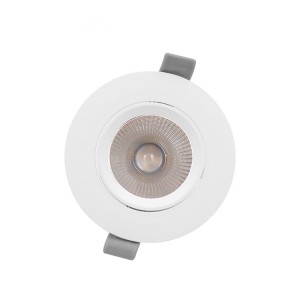 Top Quality Hotel CCT 50mm Cut out Trimless Dimmable Anti Glare Down Light Square Antiglare COB Ceiling Recessed LED Downlight