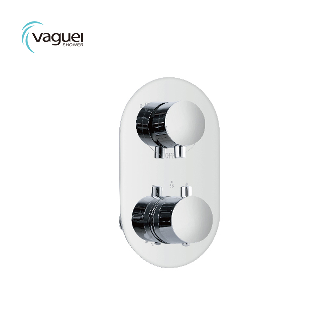 Renewable Design for Thermostatic Faucet Shower - Bath Room Concealed Rainfall Shower System Dual Handle Faucet – Vogueshower