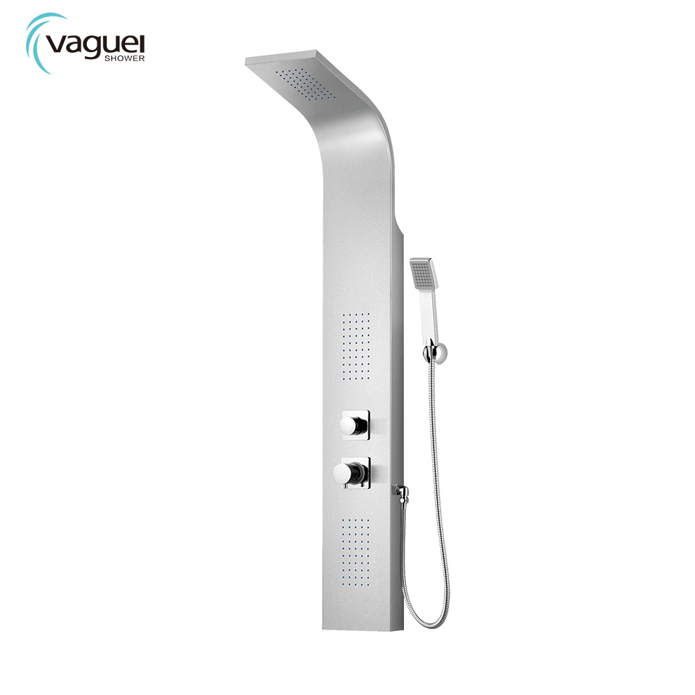 China Manufacturer for Wall Panel Shower - 304 Stainless Steel Shower Panel In Shower Room Waterfall Jets Smart Wall Panel Shower Tower – Vogueshower