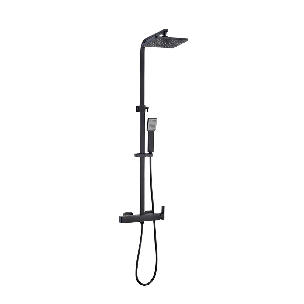 Factory best selling 304 Stainless Steel Finished Cheap Shower Column - High Quality Black 201 Stainless Steel Rain Shower Faucet – Vogueshower