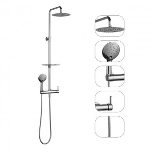Professional Manufacturer Comfortable Lifestyle Brass Faucet Waterfall Shower Column Panel