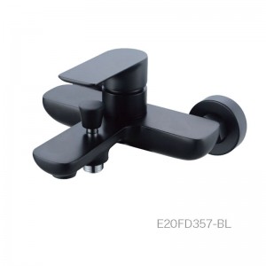 Vaguel Luxury Bathroom Black Brass Body Basin Faucet Mixer Taps
