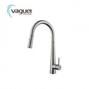 Cheapest Factory Bathroom Sinks Faucets - Vaguel Single Handle Pull Down Spray Sink Kitchen Shower Faucet – Vogueshower