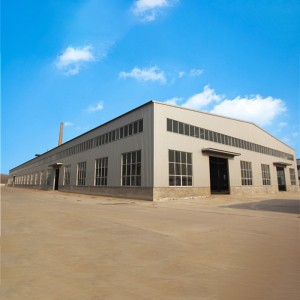 Online Exporter Steel Houses - Gable frame light metal building prefabricated industrial steel structure warehouse – Vanhe