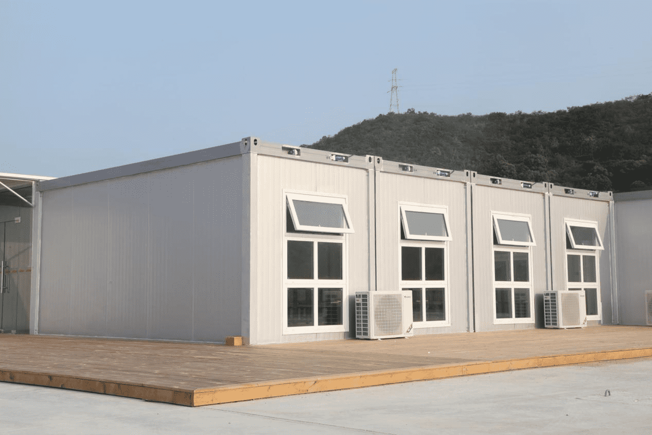 What are the materials and characteristics of container house?