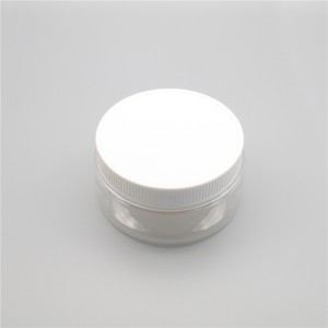 Factory Selling Food Grade 30g 50g 100g Colorful PETG Cosmetic Jar with Bamboo Lids Cream Jar Plastic Jar