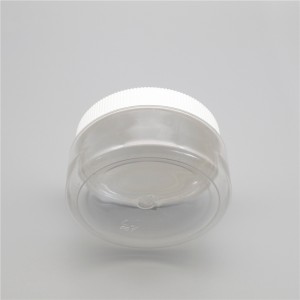 2019 Latest Design High Quality Plastic Jar with Mirror and Puff Portable Cosmetic Packaging Loose Powder Box