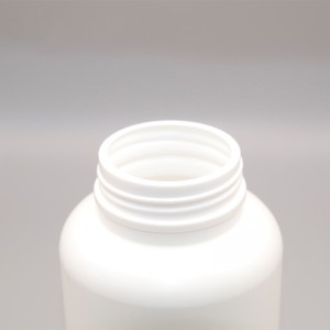 Wholesale 150ml Empty Plastic White Round Shape Tablet Packing Pill Jars With Screw Cap