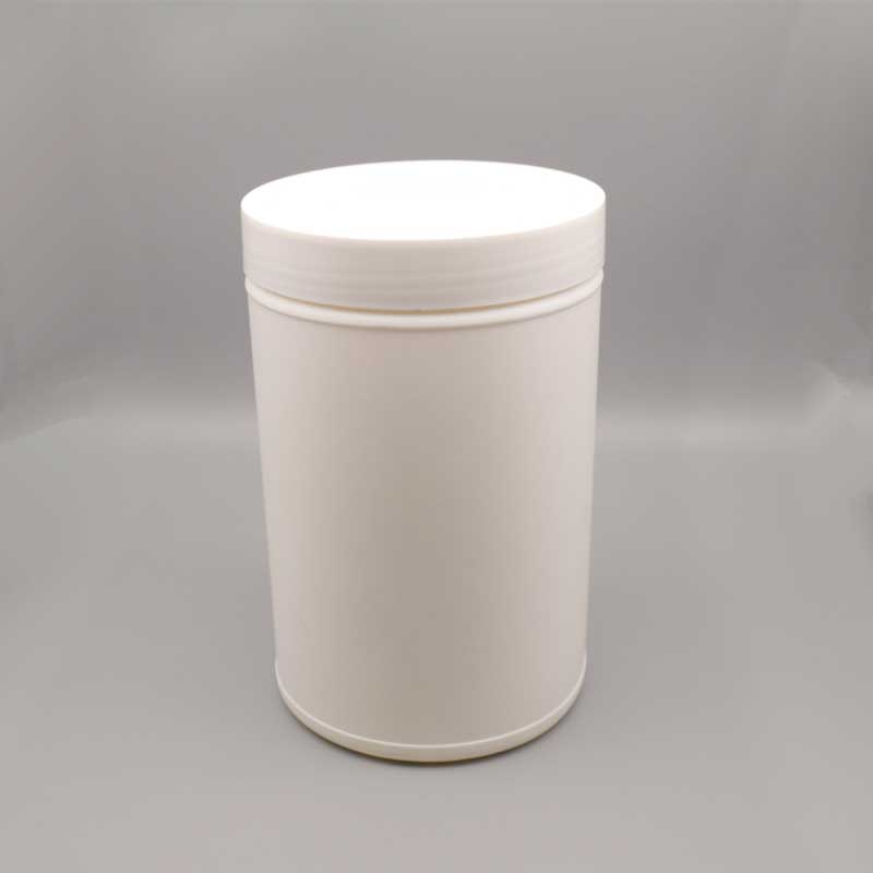 Plastic Medical Bottle Factory –  Powder Jar Black Powder Jars Black Matte Soft Touch Or Shiny Black PET Protein Powder Jar – Vansion