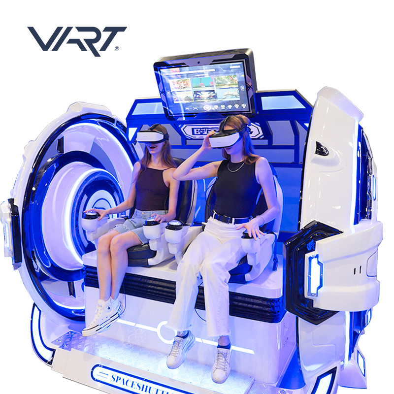 2 խաղացող VR Simulator վիրտուալ իրականության ձվի աթոռ VR պատյաններ