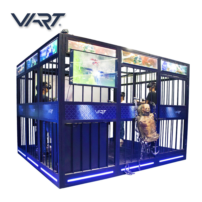 Υψηλής ποιότητας Immersive Interactive Virtual Reality Walking Shooting Space Game Vr Simulator 9d Vr Standing Platform με γυαλιά HTC Vive