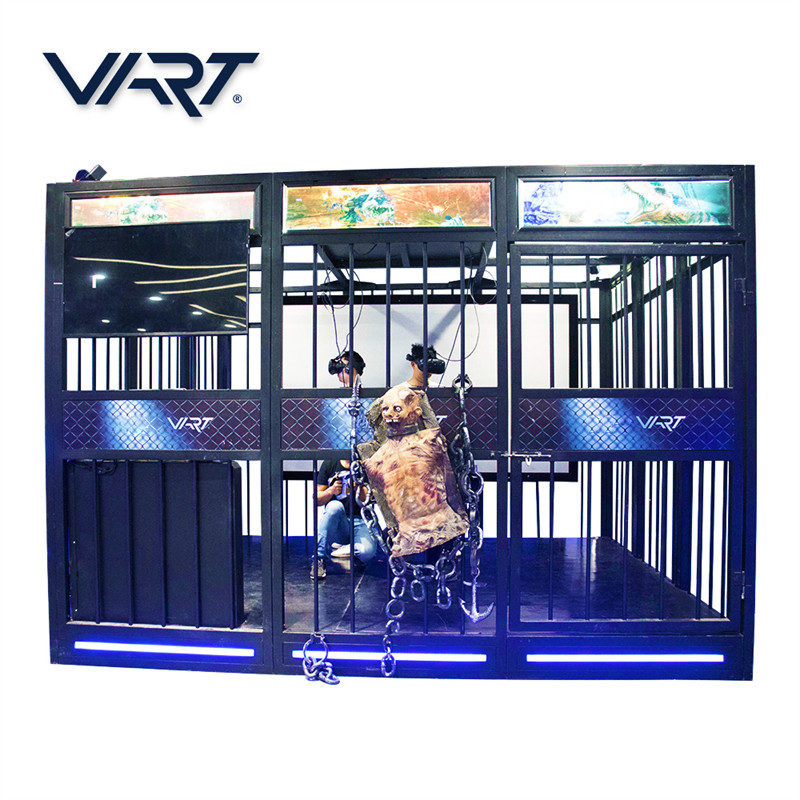 با کیفیت بالا، واقعیت مجازی تعاملی همهجانبه، فضای تیراندازی بازی Vr Simulator 9d Vr Standing Platform با عینک HTC Vive