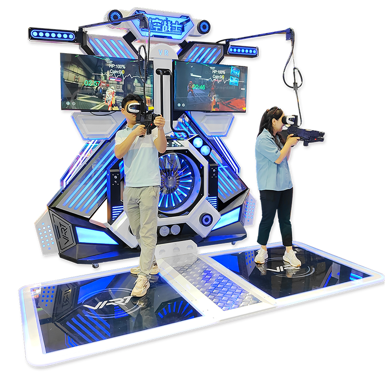 VR 2 Players VR Shooting Machine